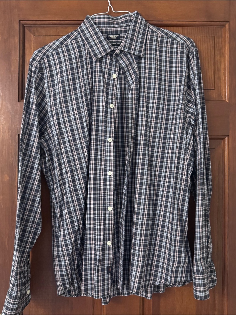 Faherty Plaid Long-Sleeve Button-Up Shirt